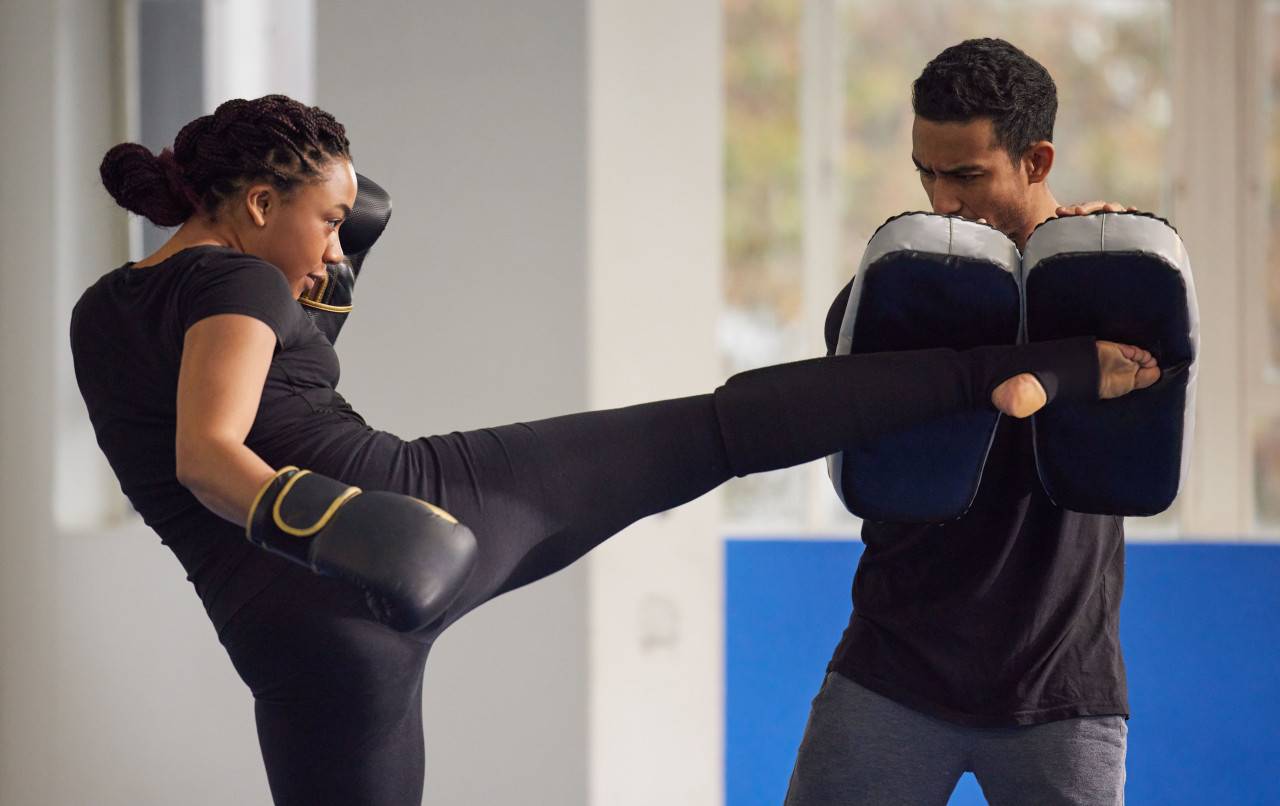 Fitnessboxen Einzeltraining Kick