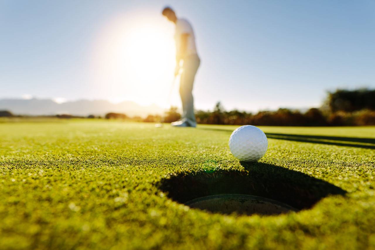 Golf Golfplatz Putt