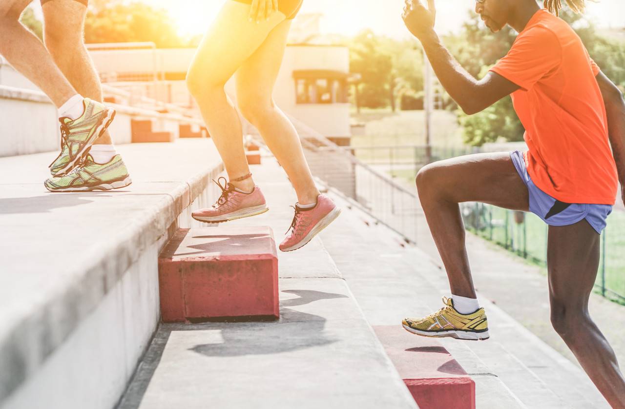 Bootcamp Treppenlauf Konditionstraining